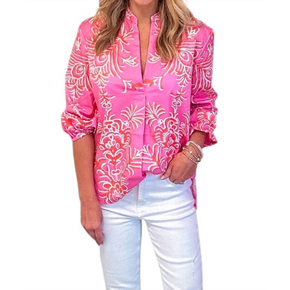 NEW PATTY KIM the elsa top in pink